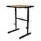 Correll Workstation Desk Standing Height Workstation, 24" D X 34" to 42" H, 20" W X Fusion Maple CST2024-16 - alternate 4
