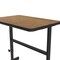 Correll Workstation Desk Standing Height Workstation, 36" D X 34" to 42" H, 24" W X Medium Oak CST2436-06 - alternate 5