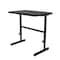 Correll Workstation Desk Standing Height Workstation, 36" D X 34" to 42" H, 24" W X Black Granite CST2436-07 - alternate 4