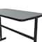 Correll Workstation Desk Standing Height Workstation, 36" D X 34" to 42" H, 24" W X Gray Granite CST2436-15 - alternate 2