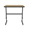 Correll Workstation Desk Standing Height Workstation, 36" D X 34" to 42" H, 24" W X Fusion Maple CST2436-16 - alternate 4