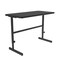 Correll Workstation Desk Standing Height Workstation, 48" D X 34" to 42" H, 24" W X Black Granite CST2448-07 - alternate 4
