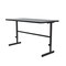Correll Workstation Desk Standing Height Workstation, 48" D X 34" to 42" H, 24" W X Gray Granite CST2448-15 - alternate 4