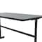 Correll Workstation Desk Standing Height Workstation, 48" D X 34" to 42" H, 24" W X Gray Granite CST2448-15 - alternate 3