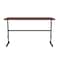 Correll Workstation Desk Standing Height Workstation, 60" D X 34" to 42" H, 30" W X Cherry CST3060-21 - alternate 5