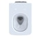Toto Sp Square Shape, Wall Hung, Bowl Cotton, 1.28/0.9 gpf, Wall Mount, Square, Cotton CT449CFG#01 - alternate 5
