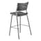 National Public Seating Cafe Height Stool, Plastic Charcoal CTS30 - alternate 4