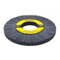 Nampower Brush CW612180SC NAMPOWER Abrasive Wheel Brush, 6" Diameter, 180SC, 2" Arbor Hole, 1.5" Trim Length CW612180SC - alternate 3