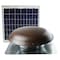 Maxx Air 433 CFM Solar Powered Roof Mount Power Attic Ventilator with Panel in Brown CXSOLRFBRNUPS - alternate 1