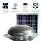 Maxx Air 433 CFM Solar Powered Roof Mount Power Attic Ventilator with Panel in Weathered Gray CXSOLRWGUPS - alternate 3