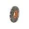 Brush Research CY2320AO Abrasive Nylon Copper Center Wheel, 2" Dia., 320AO, .500" Arbor Hole, .500" Trim CY2320AO - alternate 2
