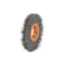 Brush Research CY112600AO Abrasive Nylon Copper Center Wheel, 1.5" Dia., 600AO, .375" Arbor Hole, .375" Trim CY112600AO - alternate 3