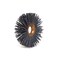 Brush Research CY280SC Abrasive Nylon Copper Center Wheel, 2" Dia., 80SC, .500" Arbor Hole, .500" Trim CY280SC - alternate 2