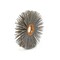 Brush Research CY4180AOF Abrasive Nylon Copper Center Wheel, 4" Dia., 180AO, .625" Arbor Hole, 1.437" Trim CY4180AOF - alternate 3