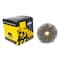 Brush Research CY4180AOF Abrasive Nylon Copper Center Wheel, 4" Dia., 180AO, .625" Arbor Hole, 1.437" Trim CY4180AOF - alternate 1