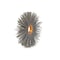 Brush Research CY480AO Abrasive Nylon Copper Center Wheel, 4" Dia., 80AO, .500" Arbor Hole, 1.437" Trim CY480AOF - alternate 3