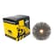 Brush Research CY480AO Abrasive Nylon Copper Center Wheel, 4" Dia., 80AO, .500" Arbor Hole, 1.437" Trim CY480AOF - alternate 1