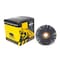 Brush Research CY4180SCF Abrasive Nylon Copper Center Wheel, 4" Dia., 180SC, .625" Arbor Hole, 1.437" Trim CY4180SCF - alternate 1