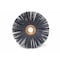 Brush Research CY3180SC Abrasive Nylon Copper Center Wheel, 3" Dia., 180SC, .500" Arbor Hole, 1.000" Trim CY3180SC - alternate 3