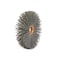 Brush Research CY4320AO Abrasive Nylon Copper Center Wheel, 4" Dia., 320AO, .500" Arbor Hole, 1.437" Trim CY4320AO - alternate 2