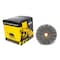 Brush Research CY3500AOF Abrasive Nylon Copper Center Wheel, 3" Dia., 500AO, .625" Arbor Hole, 1.000" Trim CY3500AOF - alternate 1