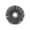 Brush Research CY480SCF Abrasive Nylon Copper Center Wheel, 4" Dia., 80SC, .625" Arbor Hole, 1.437" Trim CY480SCF - alternate 2