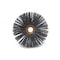 Brush Research CY480SC Abrasive Nylon Copper Center Wheel, 4" Dia., 80SC, .500" Arbor Hole, 1.437" Trim CY480SC - alternate 2