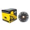 Brush Research CY480SC Abrasive Nylon Copper Center Wheel, 4" Dia., 80SC, .500" Arbor Hole, 1.437" Trim CY480SC - alternate 1