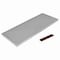Dmt Single Grit Benchstone, 10 in W, 4 in L, 3/8 in H, Diamond, Extra-Fine Grit, Silver D10E - alternate 3
