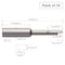 Vessel Precision Bit Halfmoon-Shank 4mm, PK10 D72AF4544 - alternate 3