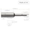 Vessel Precision Bit Halfmoon-Shank 4mm, PK10 D72AF544 - alternate 3