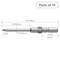 Vessel Precision Bit Wing-Shank 4mm, +0x2, PK10 D73P0252040 - alternate 2