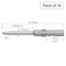 Vessel Precision Bit Wing-Shank 4mm, +1x2, PK10 D73P1252040 - alternate 3