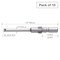 Vessel Precision Bit Wing-Shank 4mm, -2.5, PK10 D73S250340 - alternate 3