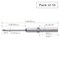 Vessel Precision Bit Wing-Shank 5mm, +0x2, PK10 D76P0252560 - alternate 3