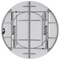 Flash Furniture Round Wh 72Rnd Plastic Bi-Fold Table, 71" W, 71" L, 29" H, Plastic Top, White DAD-183RZ-GG - alternate 9