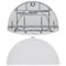 Flash Furniture Round Wh 72Rnd Plastic Bi-Fold Table, 71" W, 71" L, 29" H, Plastic Top, White DAD-183RZ-GG - alternate 3