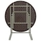 Flash Furniture Round Folding Table, Plastic Top, Brown DAD-FT-80R-GG - alternate 10