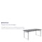 Flash Furniture Rectangle Folding Table, Plastic Top, Grey DAD-LF-122Z-DG-GG - alternate 6