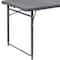 Flash Furniture Rectangle Folding Table, Plastic Top, Grey DAD-LF-122Z-DG-GG - alternate 9