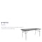 Flash Furniture Rectangle Folding Table, Plastic Top, Grey DAD-LF-183Z-DG-GG - alternate 3