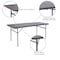 Flash Furniture Rectangle Folding Table, Plastic Top, Grey DAD-LF-183Z-DG-GG - alternate 10