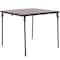 Flash Furniture Square Folding Table, Plastic Top, Brown DAD-LF-86-GG - alternate 2