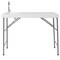 Flash Furniture Rectangle Folding Table w/Sink, 23"x45", Plastc, Wht, Plastic Top, White DAD-PYZ-116-GG - alternate 8