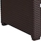 Flash Furniture Square End Table, Faux Rattan, Chocolate, 22 W, 22 L, 15.25 H, Resin, Chocolate Brown DAD-SF1-S-GG - alternate 8