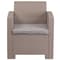 Flash Furniture Lt Gray Rattan Chair w/All-Weather Lt Gray Cushion DAD-SF2-1-GG - alternate 10