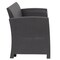 Flash Furniture Dk Gray Rattan Loveseat w/ All-Weather Cushions DAD-SF2-2-DKGY-GG - alternate 6