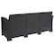 Flash Furniture Dark Gray Rattan Sofa with All-Weather Cushions DAD-SF2-3-DKGY-GG - alternate 7