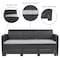Flash Furniture Dark Gray Rattan Sofa with All-Weather Cushions DAD-SF2-3-DKGY-GG - alternate 4