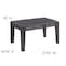 Flash Furniture Seneca Dark Gray Faux Rattan Coffee Table DAD-SF2-T-DKGY-GG - alternate 5